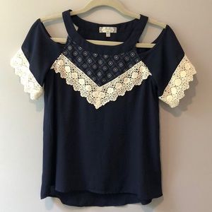 Girl’s Cold Shoulder Top